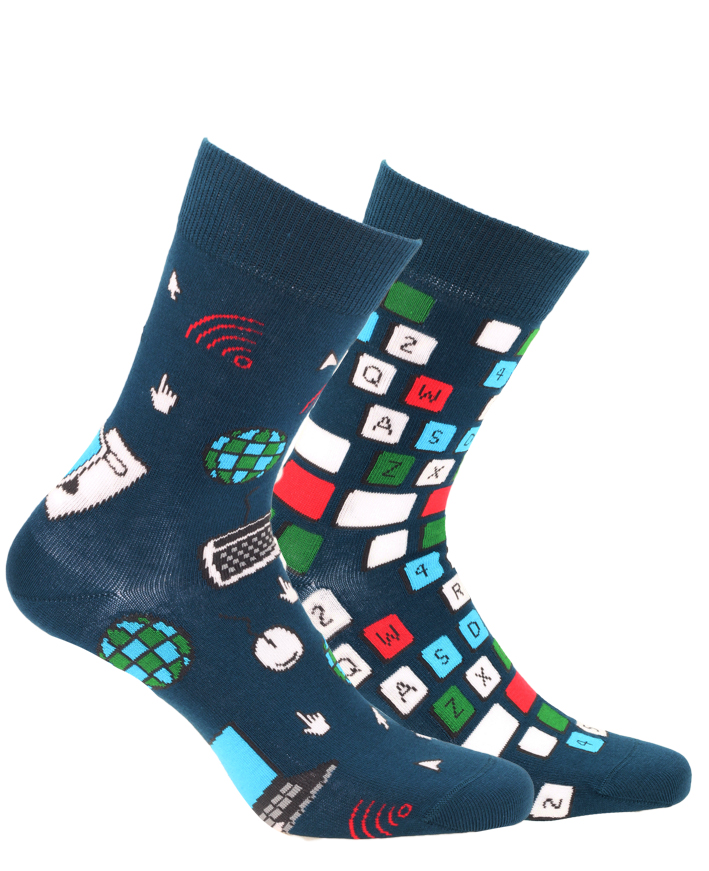 SKARPETKI WZOROWANE - FUNKY W94.N02