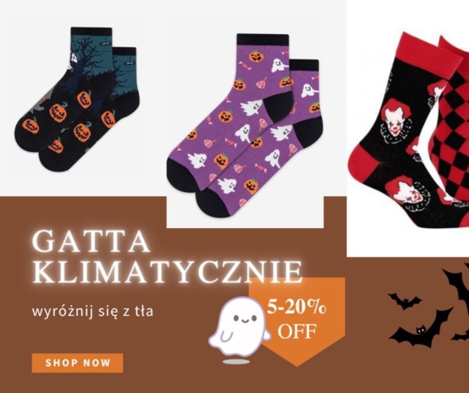 PROMOCJA NA WYBRANE SKARPETKI DAMSKIE MĘSKIE DOSTAWA 1 DZIEŃ - GATTA