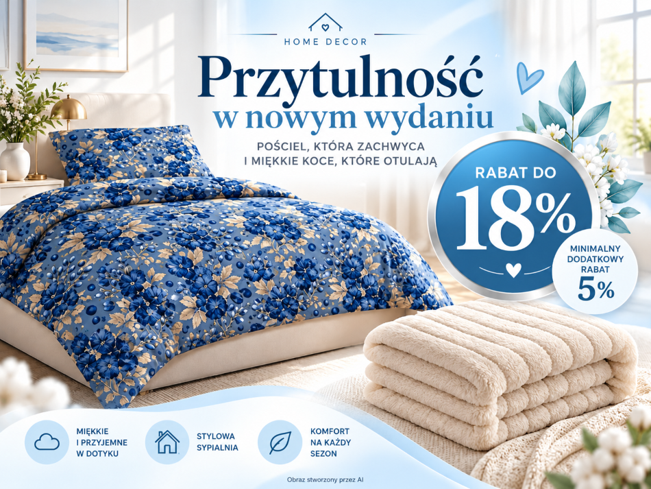 PROMOCJA NA MARKĘ PATION – PRZYTULNA POŚCIEL I KOCYKI DLA MILUSIŃSKICH