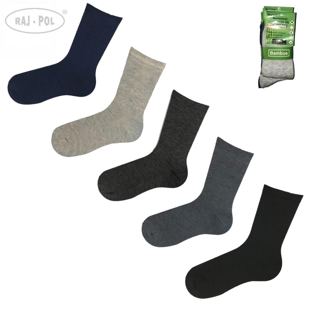 RAJ-POL / SKARPETY GARNITUROWE BAMBUSOWE D&A GŁADKIE 316319 - www.anstel.pl