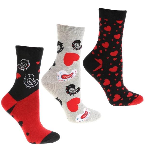 MORAJ / SKARPETKI DAMSKIE WALENTYNKOWE CSLW300025 - www.anstel.pl