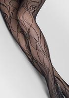 MARILYN / KABARETKI Z DEKORACYJNYM KWIATOWYM MOTYWEM - CHARLY F08 AW/25/26 - www.anstel.pl