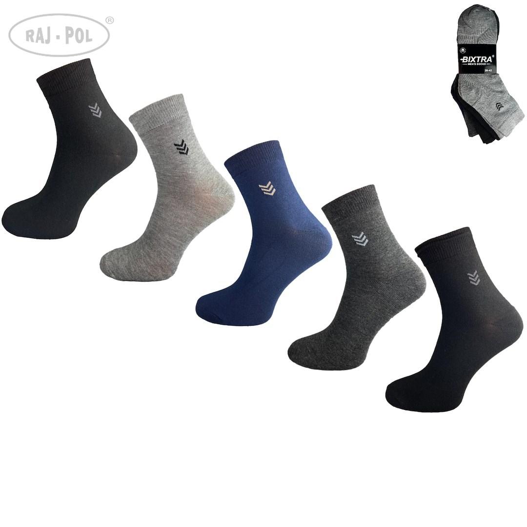 RAJ-POL / SKARPETY MĘSKIE BIXTRA 2064 5-pak 730575 - www.anstel.pl
