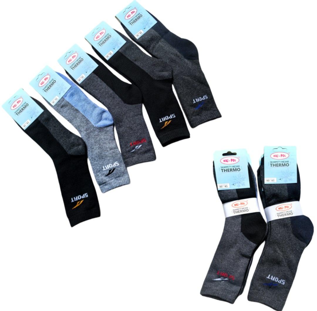 RAJ-POL / SKARPETA MĘSKA FROTTE THERMO RP799657 - www.anstel.pl