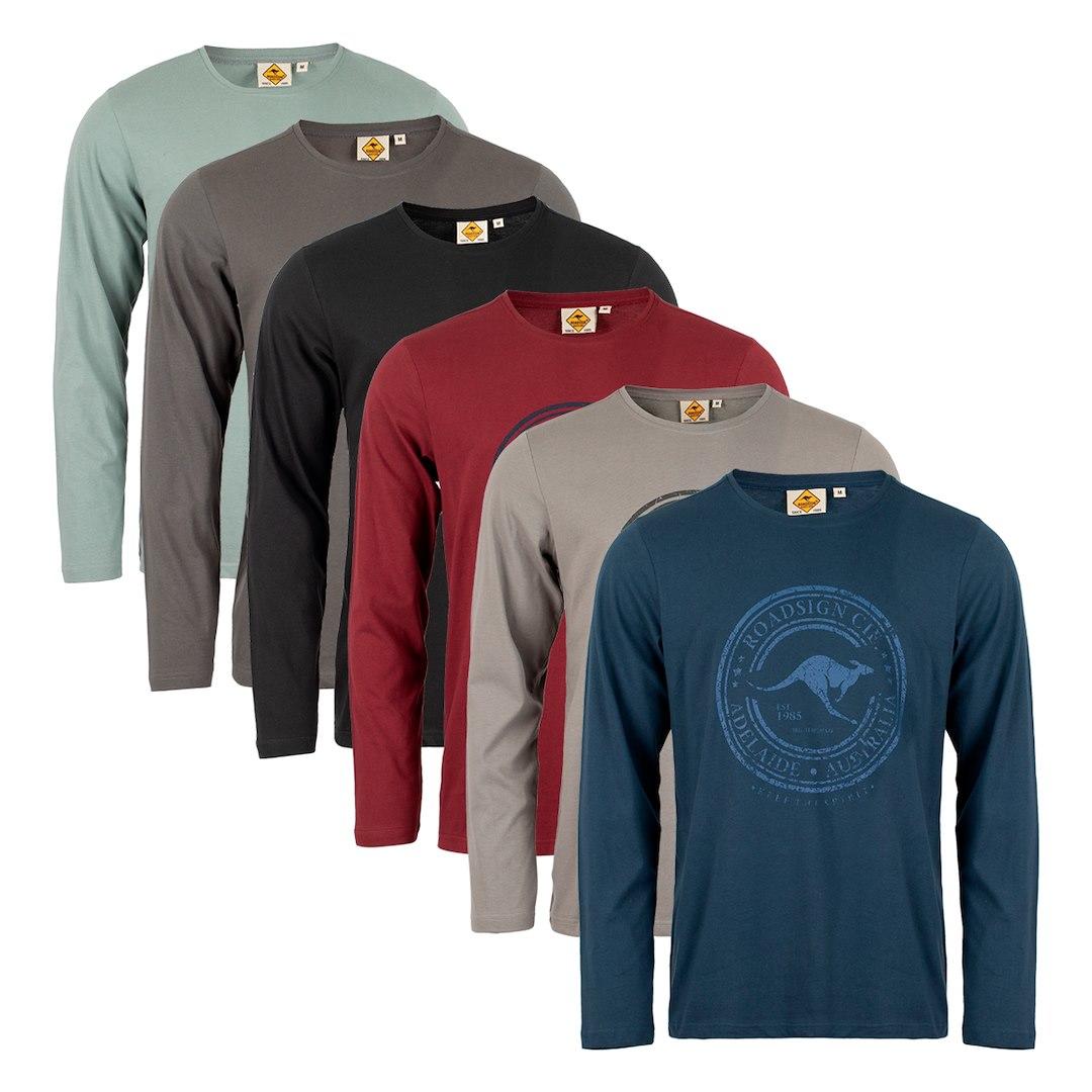 RAJ-POL / ROADSIGN TISCH LONGSLEEVE MĘSKI MNIEJSZY NADRUK 19-007481 - www.anstel.pl