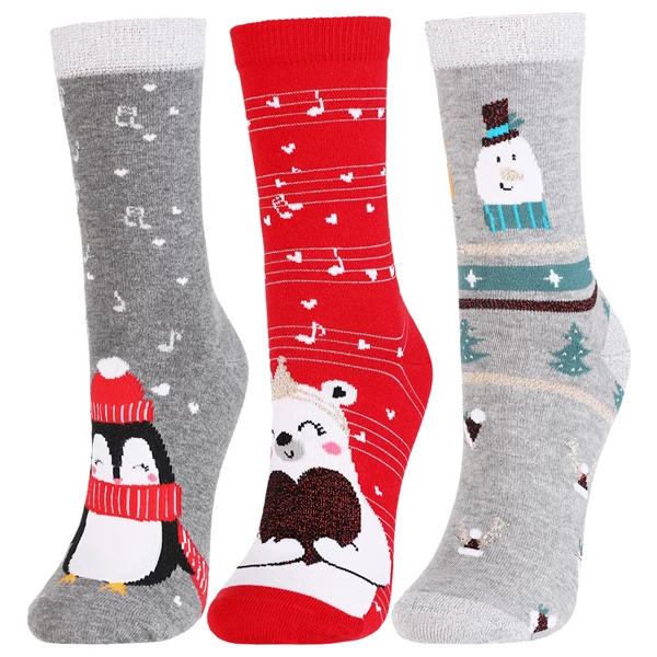 MORAJ / SKARPETKI DAMSKEI ŚWIĄTECZNE CSLS250-025 - www.anstel.pl