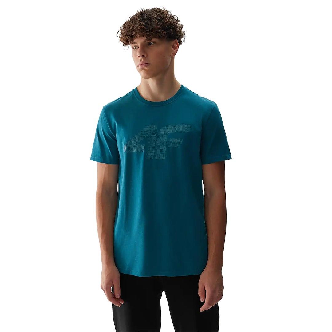 4F / 4F T-SHIRT MĘSKI M1155 MORSKA ZIELEŃ 747054-1 - www.anstel.pl