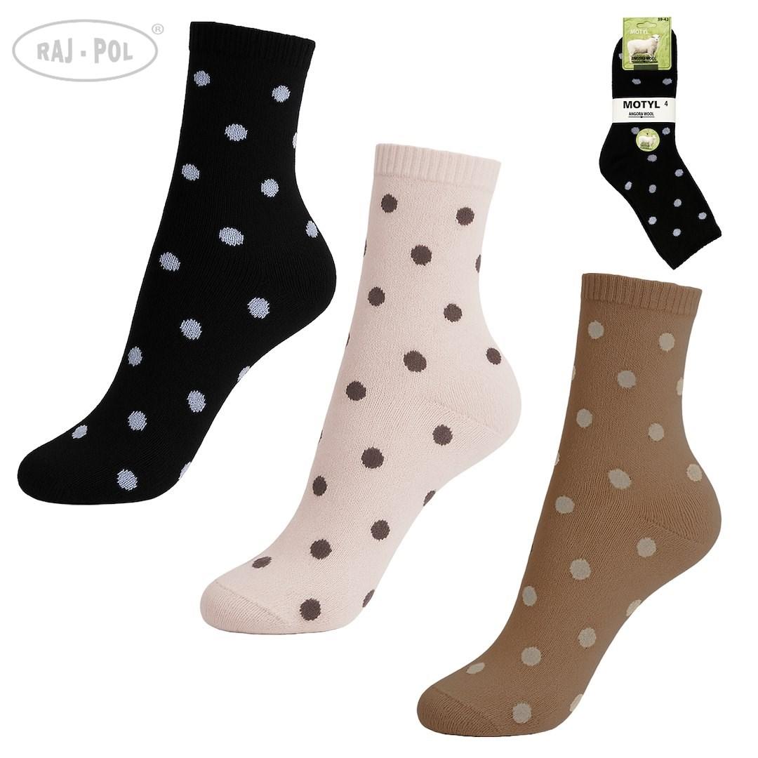 RAJ-POL / SKARPETY DAMSKIE ANGORA NA FROCIE KZ-005 - www.anstel.pl