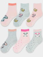 NOVITI / SKARPETKI DZIEWCZĘCE Z ABS SB007-G-03 - www.anstel.pl