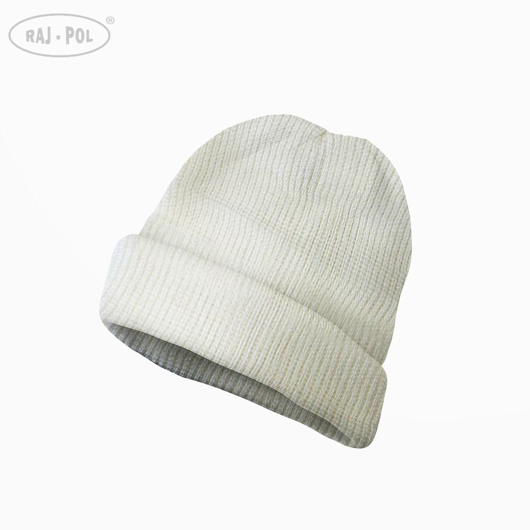 RAJ-POL / CZAPKA ZIMOWA KOLOR KREMOWY - www.anstel.pl