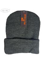 RAJ-POL / CZAPKA MĘSKA THERMO PROSTA GRAFIT 735129 - www.anstel.pl