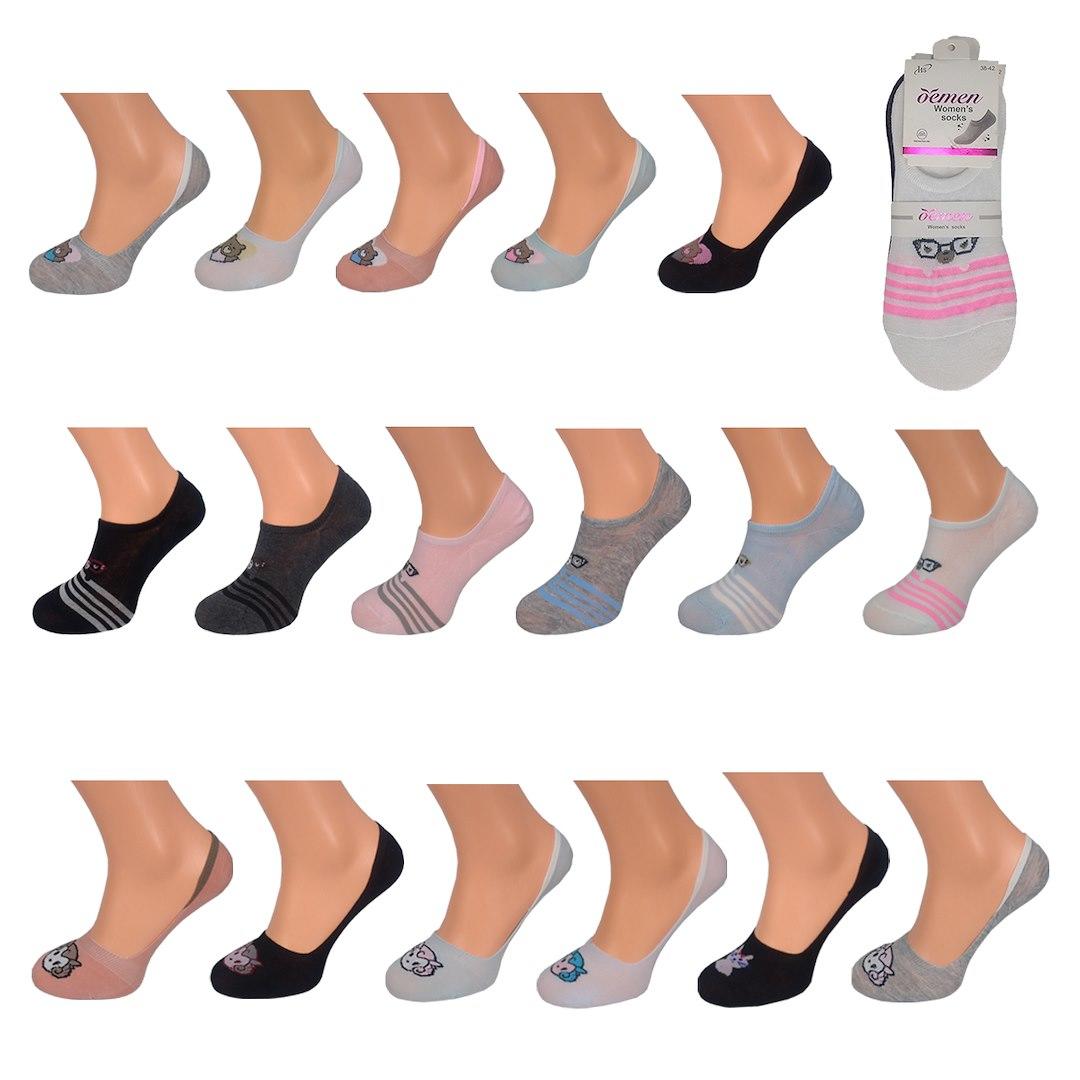 RAJ-POL / STOPKI KRÓTKIE DAMSKIE OEMEN MIX 720248 - www.anstel.pl