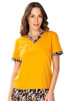 MEWA / POMARAŃCZOWA BLUZKA PIŻAMOWA LUCY - www.anstel.pl