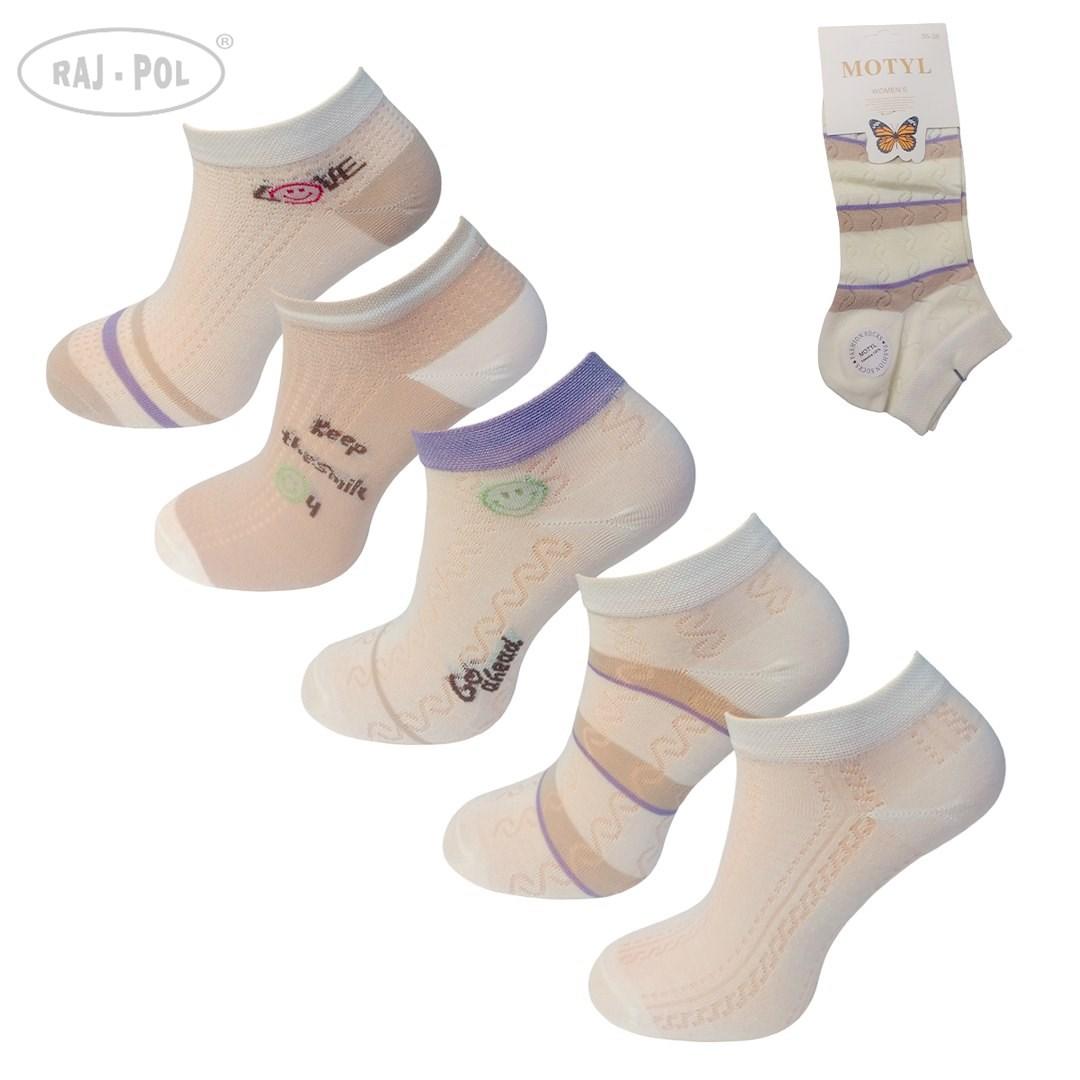 RAJ-POL / STOPKI DAMSKIE MOTYL MODEL LN- 877 - www.anstel.pl