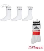 KAPPA / KAPPA - SKARPETKI TENNIS CZARNE PASKI 3-PAK 379962, 379986 - www.anstel.pl