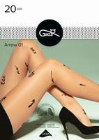 GATTA / ARROW - RAJSTOPY WZORZYSTE 20 DEN 000.42V 20DEN - www.anstel.pl