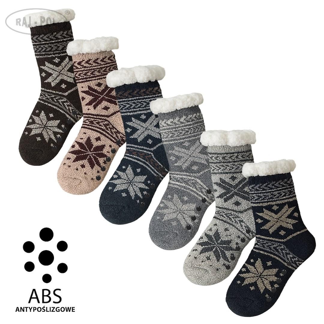 RAJ-POL / SKARPETY GÓRALSKIE MĘSKIE Z ABS 39-42/ 43-46 MODEL SH25-20 - www.anstel.pl