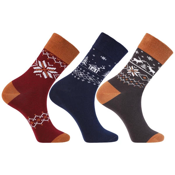 MORAJ / SKARPETKI MĘSKIE ŚWIĄTECZNE CMLS350-066 - www.anstel.pl