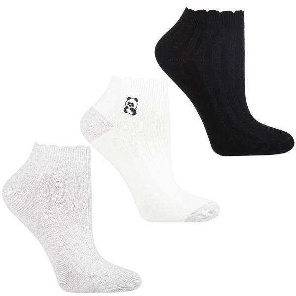 MORAJ / SKARPETKI DAMSKIE Z HAFTEM CSD240-156 - www.anstel.pl