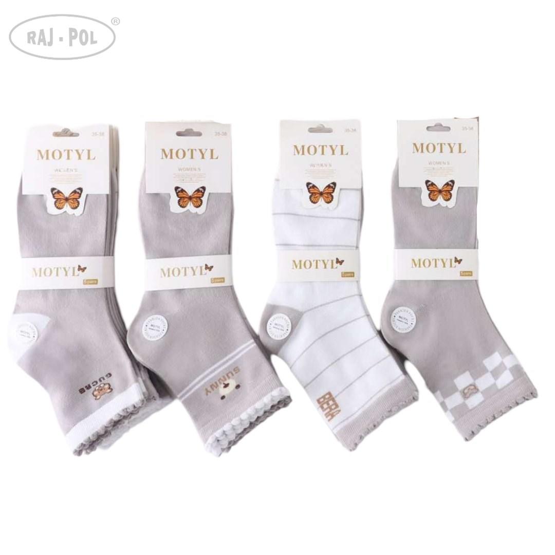 RAJ-POL / SKARPETY DAMSKIE MOTYL model LNT- 008 753505-1 - www.anstel.pl