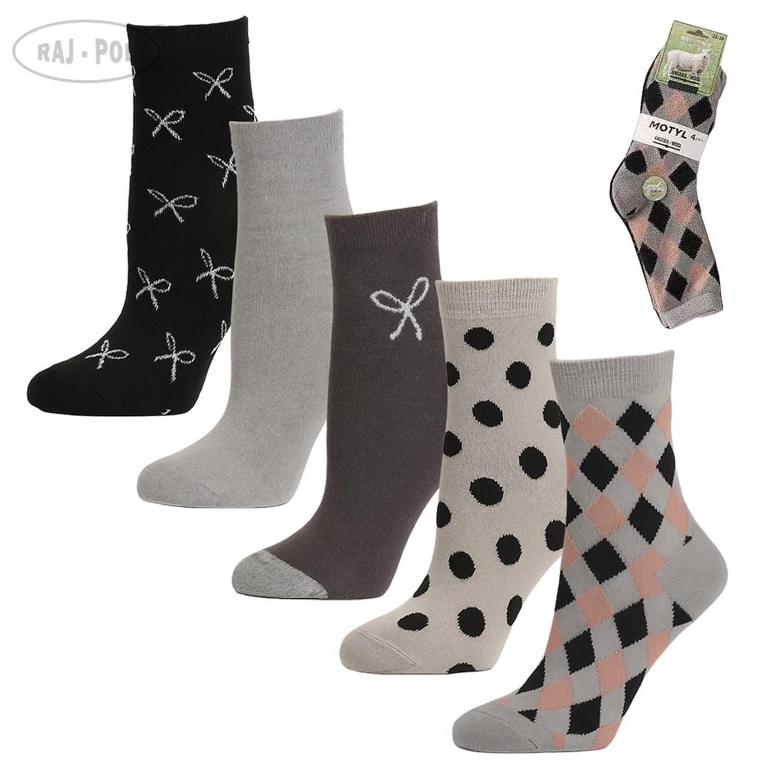 RAJ-POL / SKARPETY DAMSKIE ANGORA NA FROCIE KZ-011 - www.anstel.pl