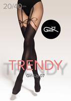 GATTA / GIRL-UP - RAJSTOPY WZORZYSTE 000.584 W.07  20/40 DEN - TRENDY 2025 - www.anstel.pl