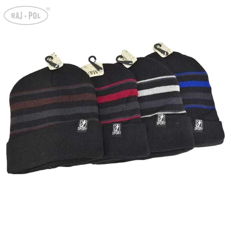 RAJ-POL / CZAPKA ZIMOWA MĘSKA OCIEPLANA 724185  - www.anstel.pl