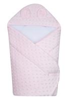 DUETBABY / BECIK ROŻEK Z KAPTURKIEM, MINKY KOD 631 - www.anstel.pl