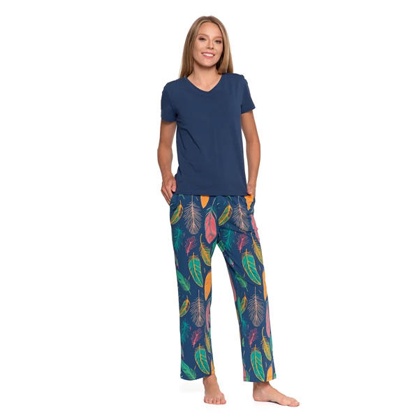 MORAJ / PIŻAMA DAMSKA Z KRÓTKIM RĘKAWEM PDD4600-016 AW/25 - www.anstel.pl