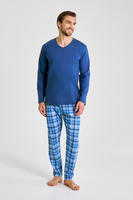 TARO / 3475 PIŻAMA MĘSKA DŁUGA MARK M-2XL -KOLEKCJA AW 25/26 - www.anstel.pl