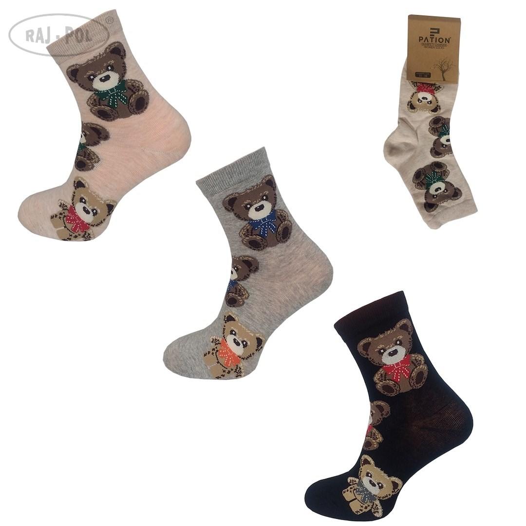 RAJ-POL / SKARPETY DAMSKIE MIŚ MIX WZORÓW 787395 - www.anstel.pl