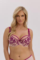 GAIA / BIUSTONOSZ SEMI-SOFT MARTINE BSO 1346 RÓŻOWO-BORDOWY - www.anstel.pl