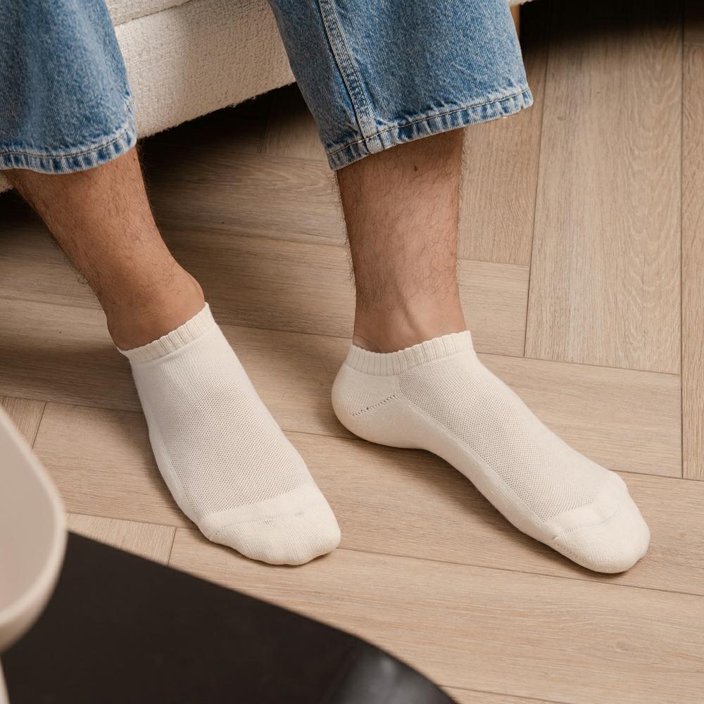 STEVEN / STOPKI MĘSKIE PÓŁFROTTE 198 NATURALNE - www.anstel.pl