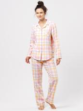 KEY / PIŻAMA DAMSKA LNS 486 FLANELA DR - www.anstel.pl