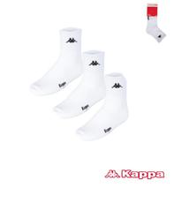 KAPPA / KAPPA - SKARPETKI 3/4 BIAŁY 3-PAK 368040, 368071 - www.anstel.pl