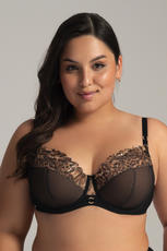 AVA / BIUSTONOSZ PÓŁUSZTYWNIANY AV 2143 CLASSY BLACK - www.anstel.pl