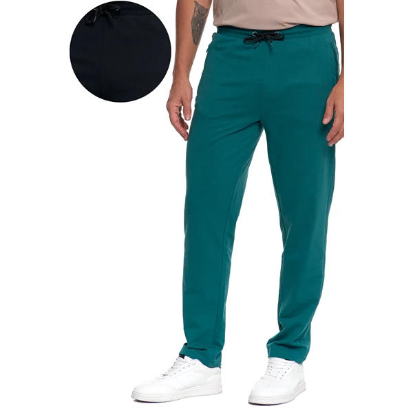 MORAJ / MĘSKIE SPODNIE DRESOWE Z KIESZENIAMI NA ZAMEK OSM4300-004 - www.anstel.pl