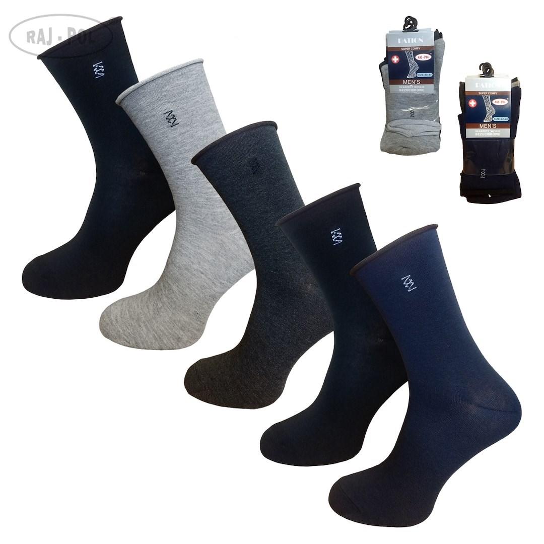 RAJ-POL / SKARPETY MĘSKIE BEZUCISKOWE RP737826 - www.anstel.pl