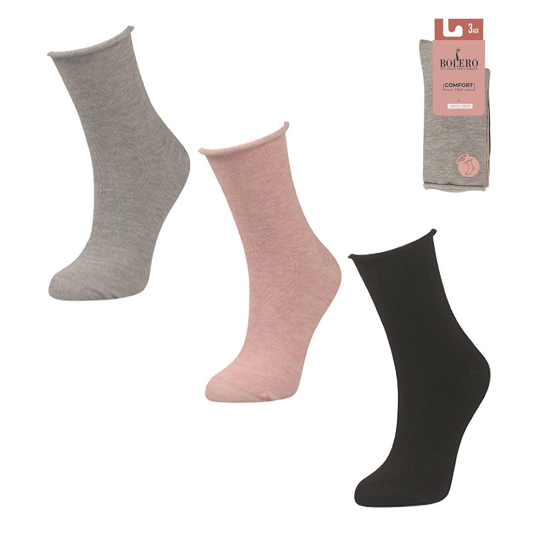 RAJ-POL / SKARPETY BAWEŁNIANE ROLL TOP 3-PAK BW323 253459, 253466 - www.anstel.pl