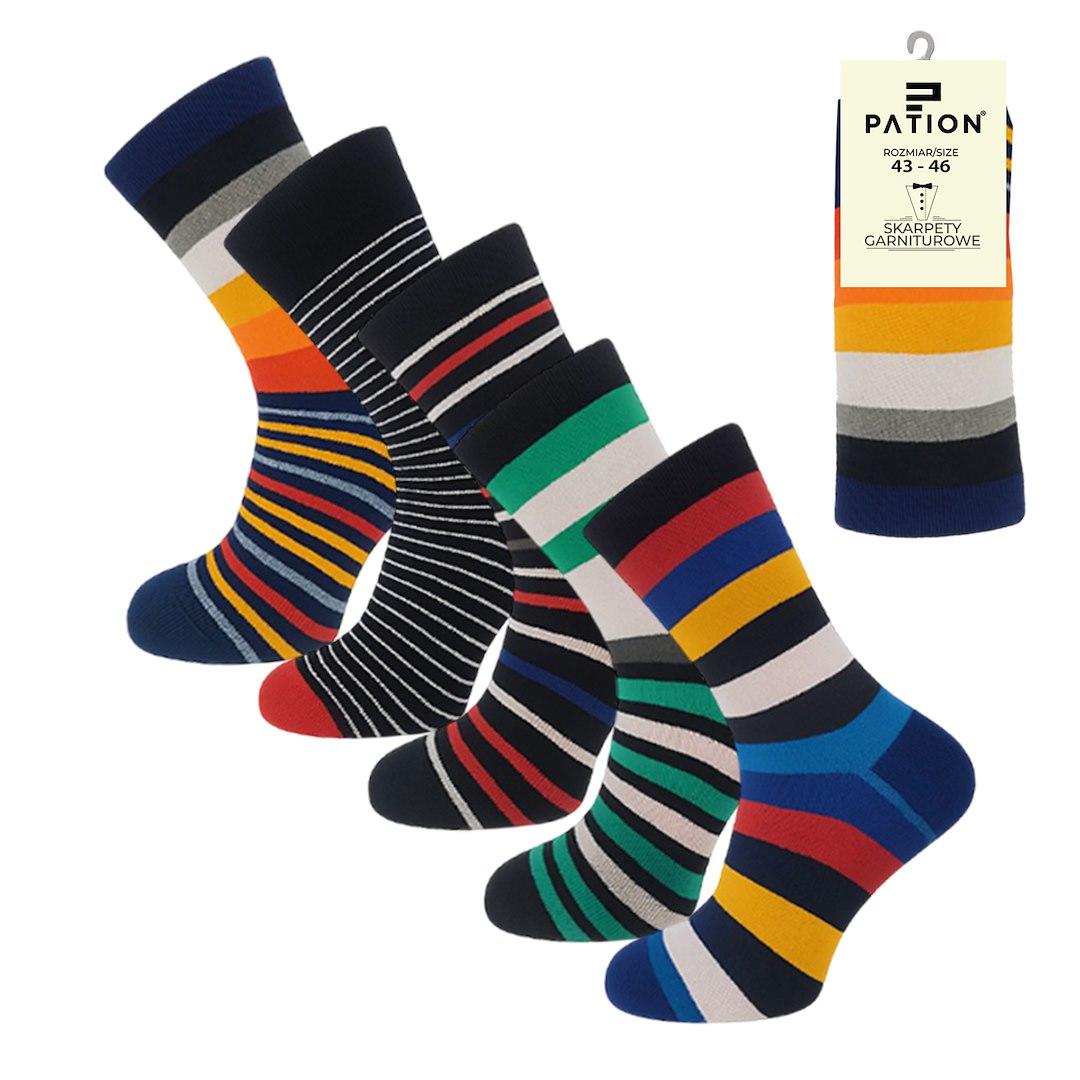 RAJ-POL / SKARPETY MĘSKIE GARNITUROWE WZÓR PATION M-2508 754410, 754427 - www.anstel.pl