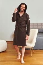 DOCTOR-NAP / SZLAFROK MĘSKI Z KAPTUREM SMW.7332 WL26 - www.anstel.pl