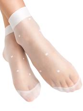 NOVITI / SKARPETKI KROPKI 20 DEN SM004 - www.anstel.pl