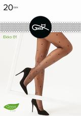 GATTA / RAJSTOPY WZORZYSTE EKKO 20 DEN 000.73V 20DEN - www.anstel.pl