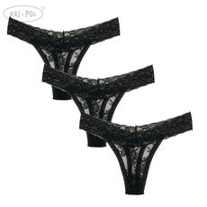 RAJ-POL / STRINGI KORONKOWE CZARNE 8905 - www.anstel.pl