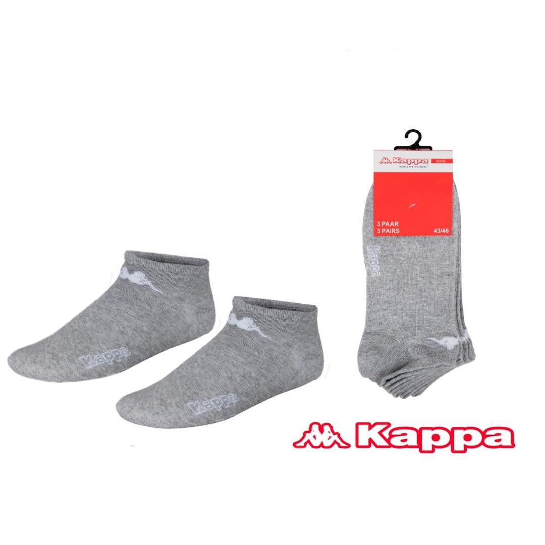 KAPPA / KAPPA - SKARPETKI STOPKI SZARY MELANŻ 39-42 086616 - www.anstel.pl