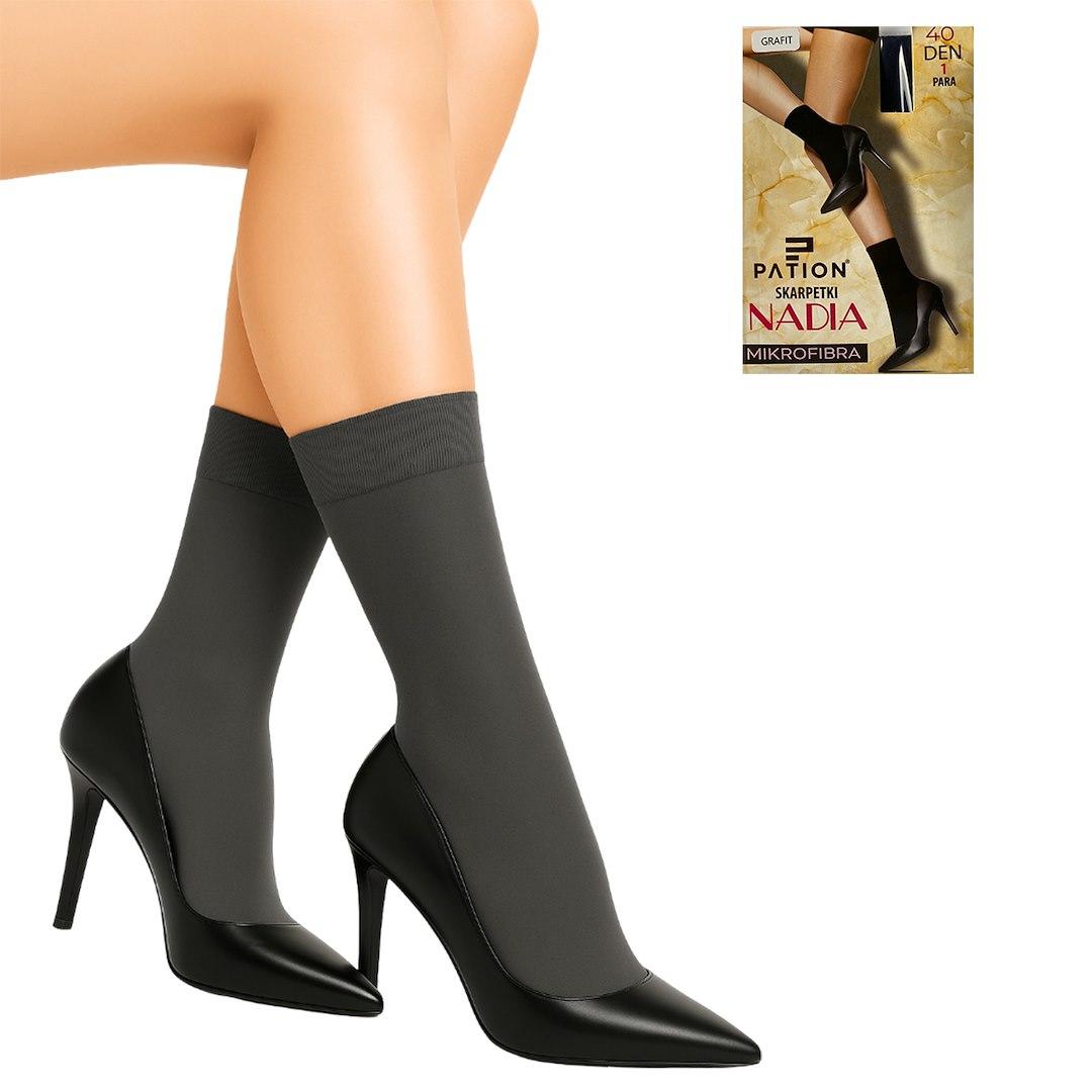 RAJ-POL / SKARPETKI PATION MIKROFIBRA 40 DEN GRAFIT 742356 - www.anstel.pl