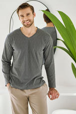 TARO / 3482 PIŻAMA MĘSKA DŁUGA LUCA 3XL-4XL -KOLEKCJA AW 25/26 - www.anstel.pl