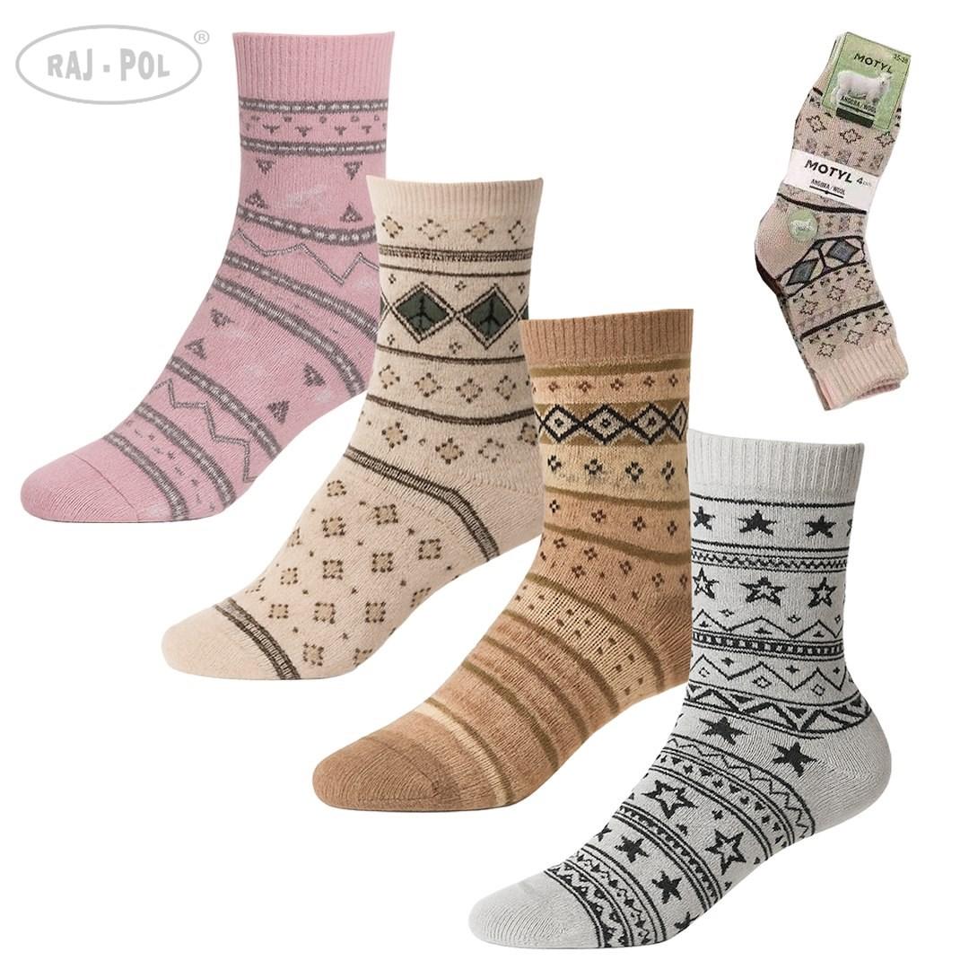 RAJ-POL / SKARPETY DAMSKIE ANGORA NA FROCIE KZ-007 759989 - www.anstel.pl