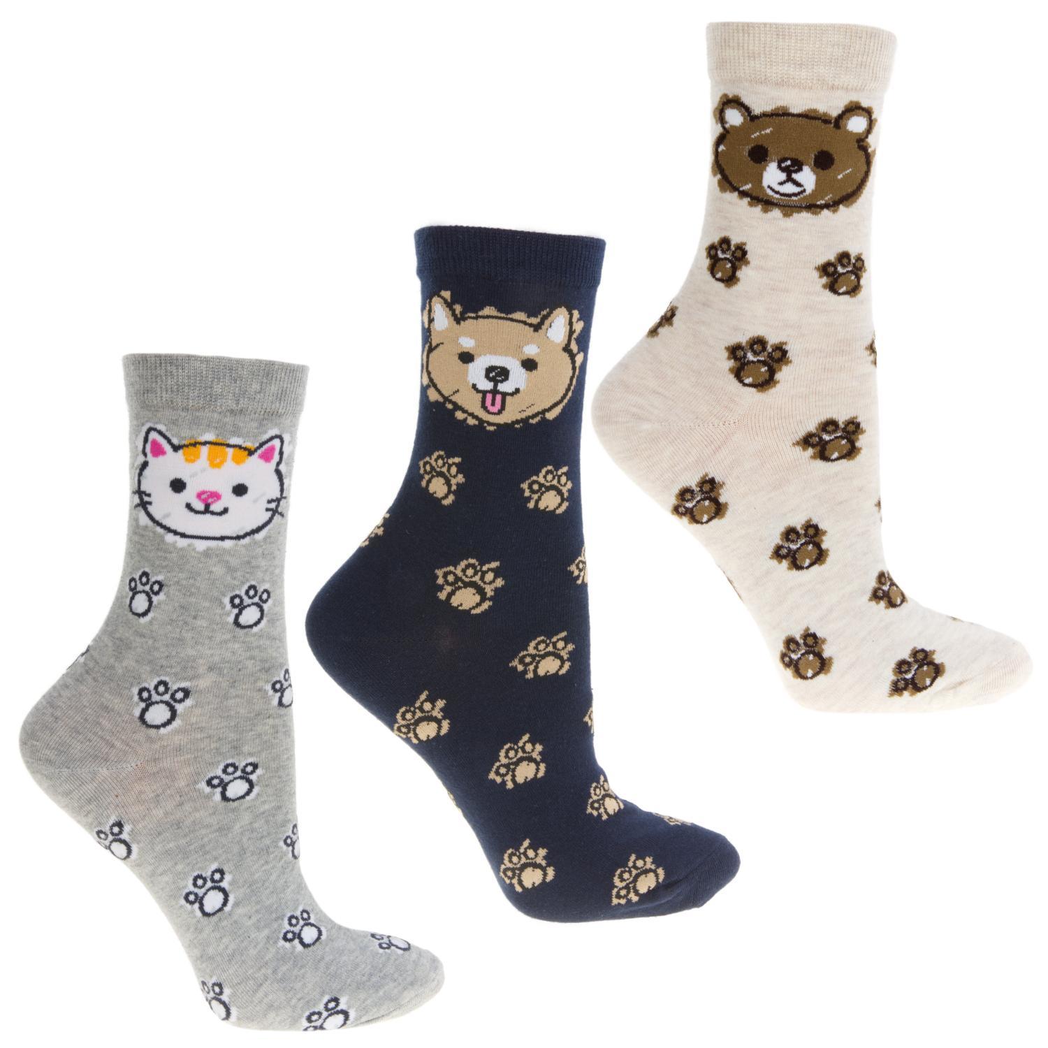 MORAJ / SKARPETKI DAMSKIE ZWIERZĄTKA  CSL250-894 - www.anstel.pl