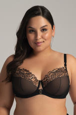 AVA / BIUSTONOSZ PÓŁUSZTYWNIANY AV 2143 CLASSY BLACK MAXI - www.anstel.pl